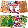 8 Large Sheets/sets Of Large Christmas Puzzle Stickers DIY Notebook Journal Self-adhesive Stickers