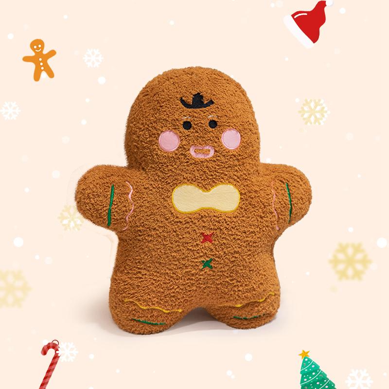 2338Cm Cartoon Verkoop Kerst Peperkoek Pluche Pop Kerstboom Appel Koekje Koekje Pluche Speelgoed Huisdecoratie Cadeau Voor Kinderen about 38cm L