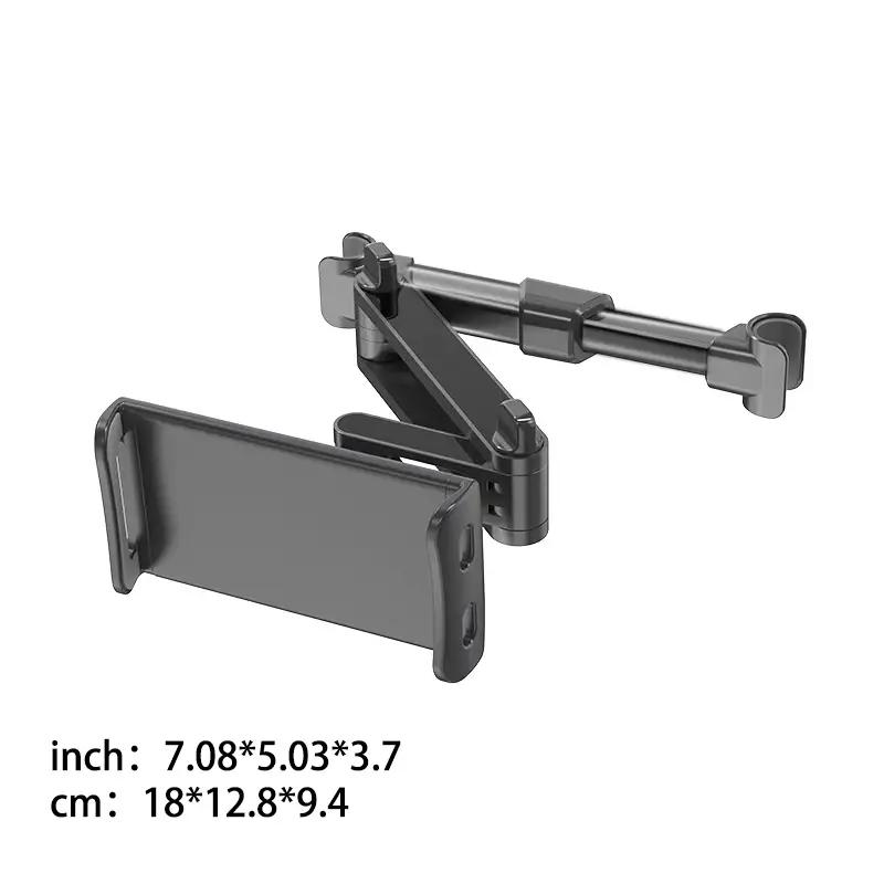 Car Headrest Tablet Holder - [3 in 1 Extension Arm] Adjustable Tablet Car Mount for Back Seat, Road Trip Essentials чёрный
