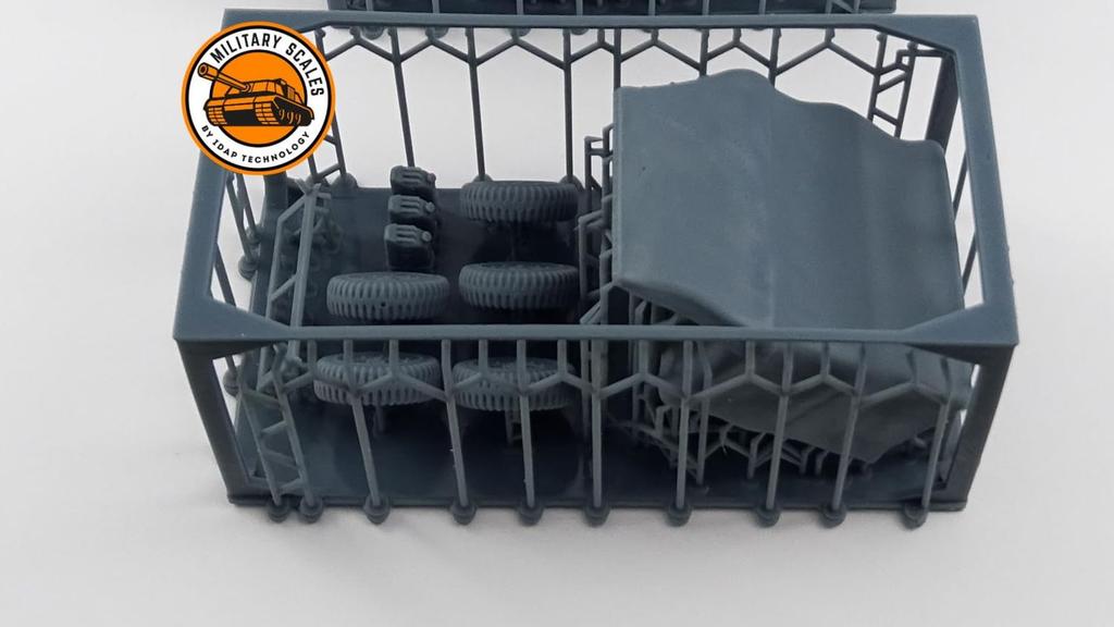 IDAP Technology 1/72 Scale American Dodge WC51 Small Freight Truck 3D Printer Kit PD72044