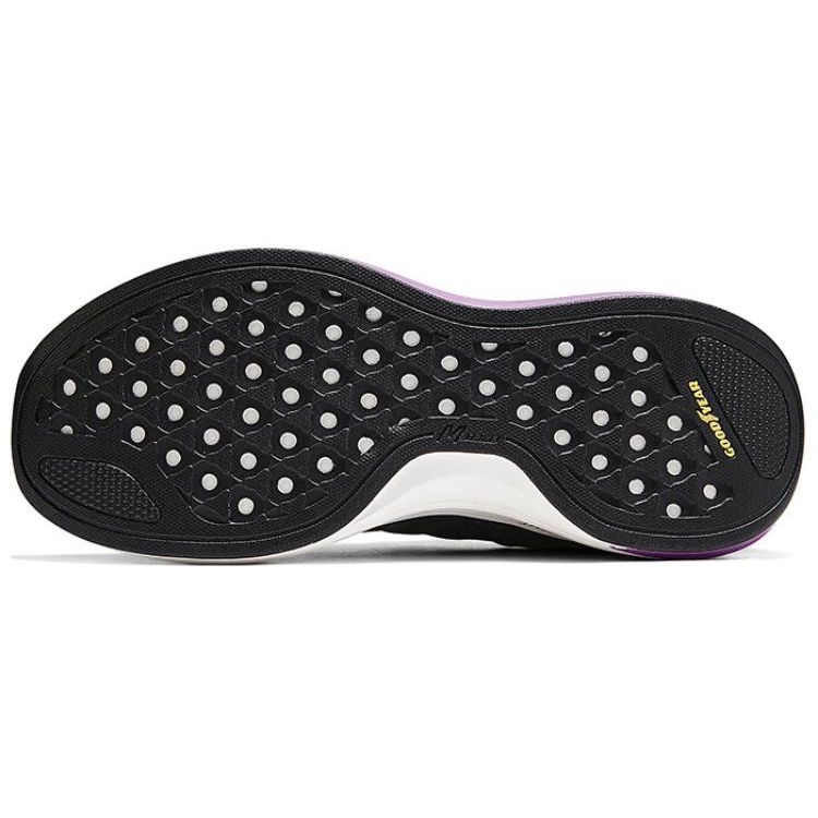 Skechers GOrun Pulse 2 Comfortable Lightweight Versatile Shock Absorbing Breathable Low Top Running Shoes Women Sneaker Black Purple 129113-BKPR