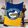 1pc Football Team (22) Theme Blanket - Digital Print, Polyester, Cozy for All Seasons, Perfect for Outdoor, Camping, and Travel