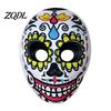 Comfortable Carnival Face Cushion Day of The Dead Skull Masque, Halloween Sugar Full Party Masque Masquerade Accessory for Cosplay, Mexican