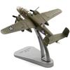 1/144 Scale Alloy Army Green B-25 Bomber Mitchell  Aircraft Model Fighter Airplane Souvenir Collection Toys For Child Adult Gift