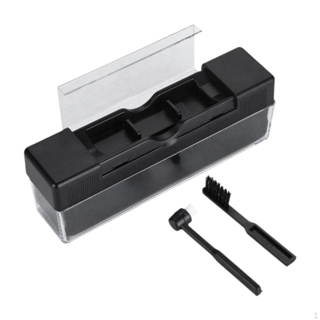 Vinyl Record Player Cleaning Set Dust Remover Manual Tools Portable Utility Cleaner Brush