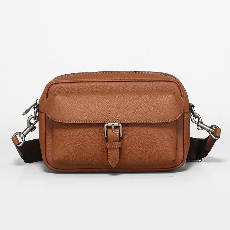 

Горизонтальная наплечная сумка Мужская через плечо С клапаном Стиль Большой бренд Простая 22X15X10