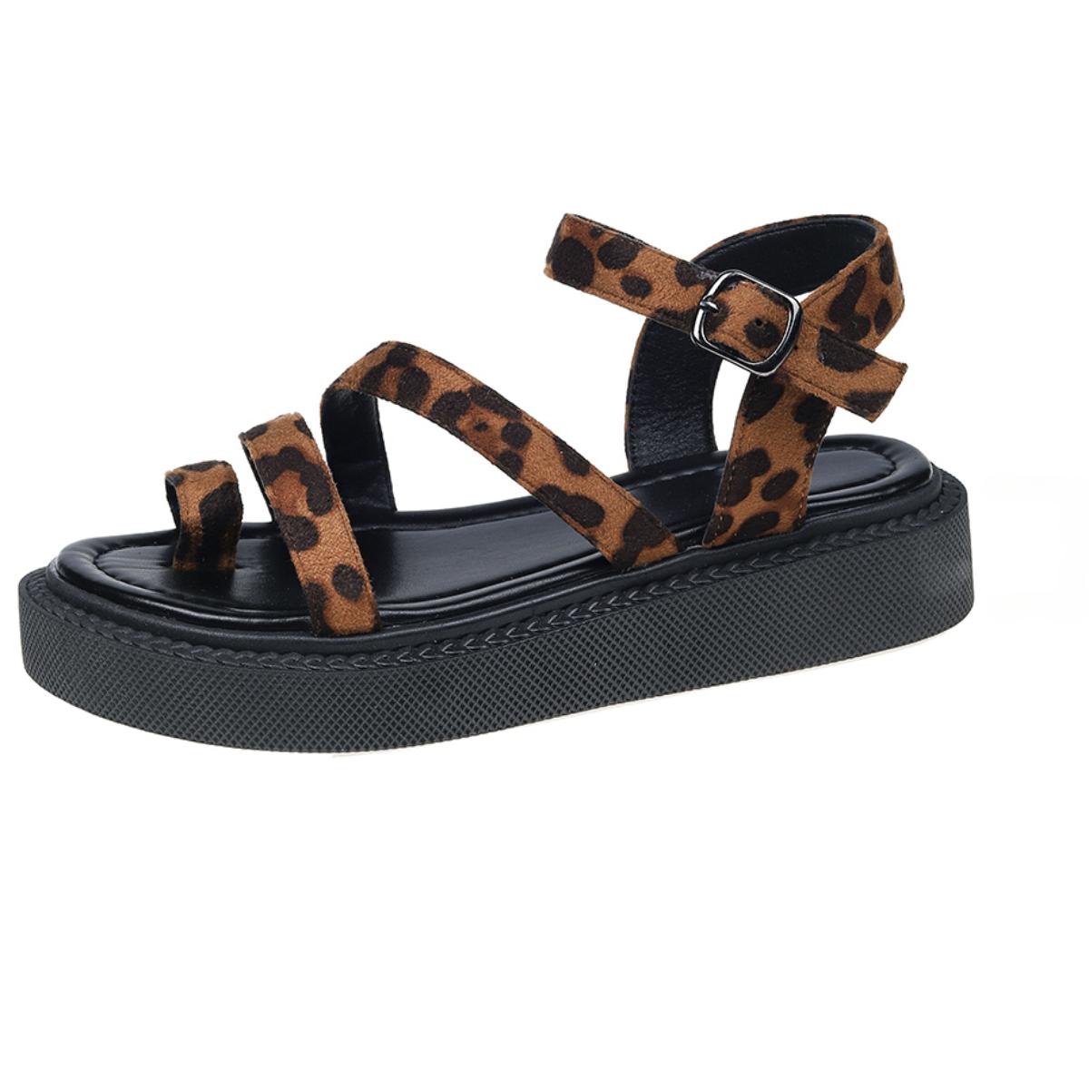 

Модные женские сандалии 2024 года, новые босоножки на плоской платформе и каблуках, новинка лета 2024 года, туфли с открытым носком для женщин, шлепанцы в римском стиле, сандалии большого размера 41 коричневый