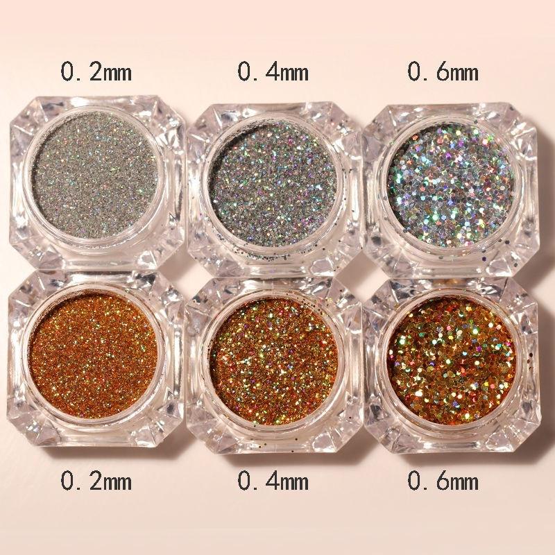 Shiny Nail Glitter Powder Colorful Nail Sequins Paillettes Manicure Nail Art Decoration