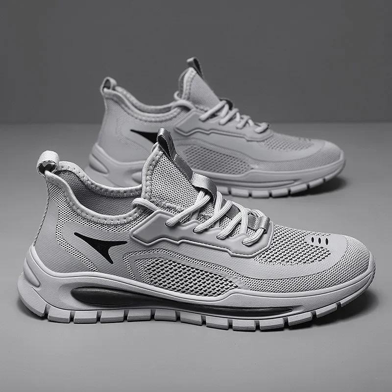 Pantofi Vulcanizați de Modă pentru Bărbați Pantofi Sport Casual Noi Confortabili cu Plasă Respirabilă de Vară Pantofi Ușori pentru Bărbați Zapatos Para Hombres