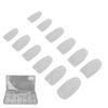 504pcs Extra Long False Nail Tips Frosted Oval Thin Full Cover Transparent Artificial Nails Tips
