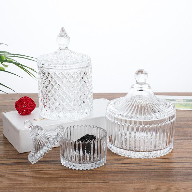 Creative Soy Candle In Glass Jar with Lid - Small Yurt Incense Holder
