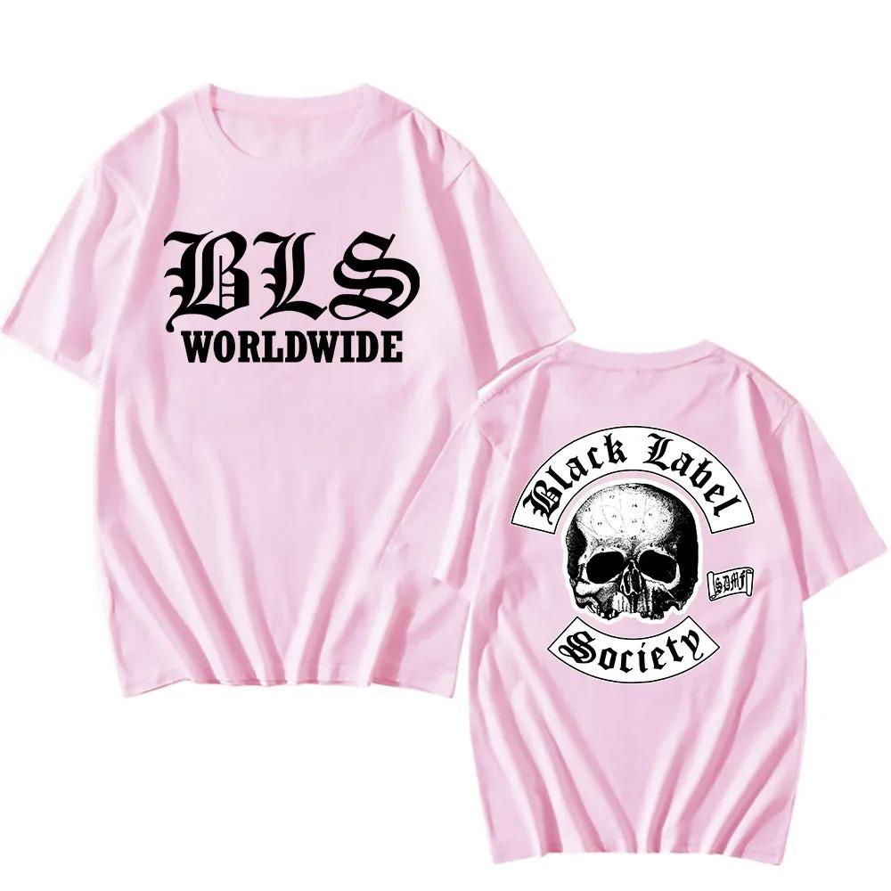 Black Label Society BLS Worldwide TShirt Zakk Wylde Heavy Metal Street Hip Hop Unisex Comfortable Women And Men Tshirts