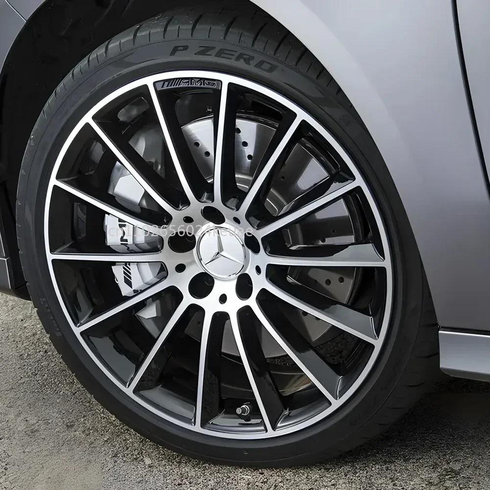 Hub Cap 4PCS 75MM Car Wheel Center Hub Caps Tire Rim Covers Auto Accessories For Mercedes Benz CLA A180 W108 AMG CLK W201 W212 W213 W220 DL1