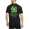 Nike Dri-FIT Alphanumeric Print Basketball Short Sleeve T-Shirt Men Tops Black FD0053-010