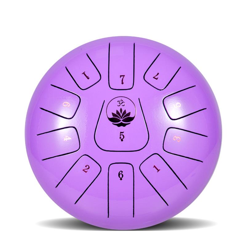 Éterický ocelový jazykový buben - 6/8/10/12/13/14 palcový Handpan perkusní nástroj.