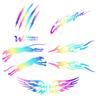 Car Reflective Decal Car Auto Body Sticker Adhesive Colorful Reflective Decal Auto Exterior Decoration Accessories For Vehicle