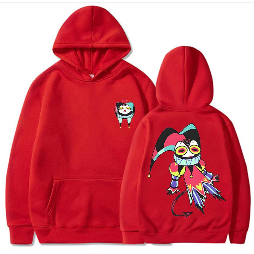HelluvaBoss Hoodies Cartoon Print Comfortable Cute Sweatshirt With Hooded Harajuku Kawaii Clothes Sudaderas Japanese Anime Hoody