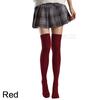 1Pair Women Over Knee High Socks 5 Colors Stockings for Shopping Dating Dance Cosplay College Style Long Socks for Women