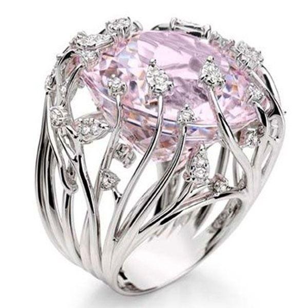 Creative Branch Design Inlaid Crystal Ring Women Statement Adjustable Band Unique Artistic Jewelry for Everyday Wear and Special Occasions