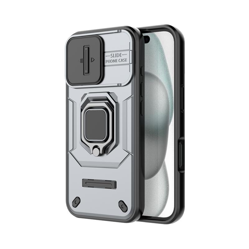 Shockproof Case For iPhone 17 Case For iPhone 17 Pro Max 17 Air Ring Holder Magnetic Cover For iPhone 17 Pro Push Window Case