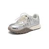 Ballett-Trainingsschuhe neue Herbst Silber Forrest Gump Schuhe Plateau Freizeit Sport Papa Schuhe