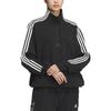 adidas FW24 Half-Zip Series Logo Pullover Loose Long Sleeve Sweatshirt Unisex Sweatshirt Black JI6633