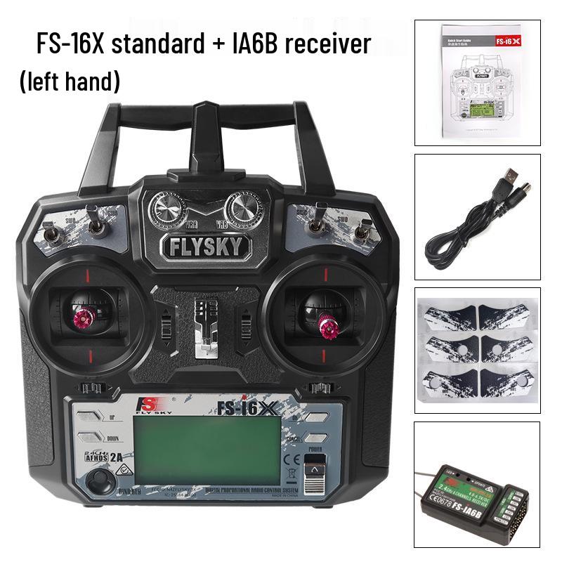 FLYSKY Fusi i6X 6-/10-Channel Transmitter for IA6B/IA10B Receivers, Racing Drone Remote Control