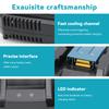 DC18RD 18V Dual Charger For Makita BL1830 BL1415 BL1430 BL1840 BL1850 BL1860 14.4V-18V Li-ion Battery Replacement 6A Charger