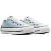 Converse Chuck Taylor All Star Classic Durable Increased Height Low Top Canvas Shoes Women Sneakers Cyan A10426C