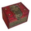 Handcrafted Wooden Jewelry Charm Box for Storing Treasure and Home Decoration X3UC