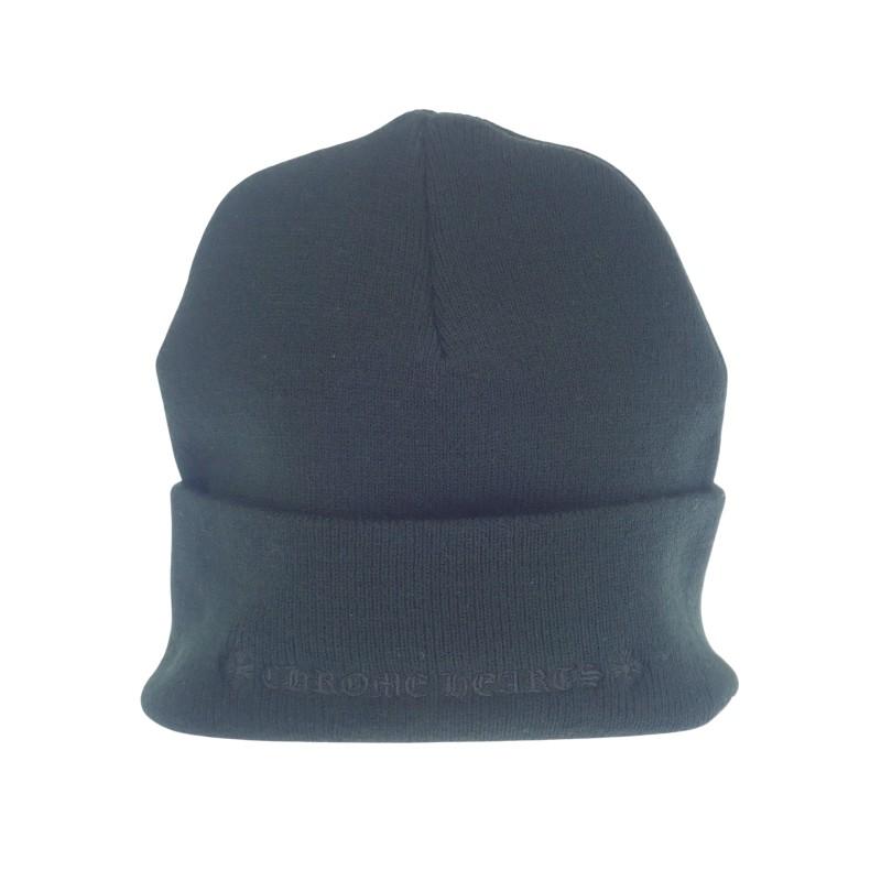 CHROME HEARTS Strickmütze schwarz Acryl Herren