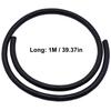 6mm Inner/11mm Outer Diameter Auto Fuel Hose Engine Anti-aging Black Air Vacuum Oil Petrol Hose Reinforced Car Accessories