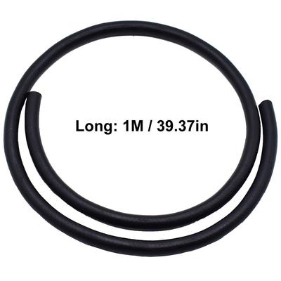 6mm Inner/11mm Outer Diameter Auto Fuel Hose Engine Anti-aging Black Air Vacuum Oil Petrol Hose Reinforced Car Accessories