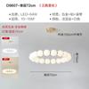All Copper Post-Modern Household Living Room Chandelier Modern Minimalist Light Luxury Creative Personality Net Red