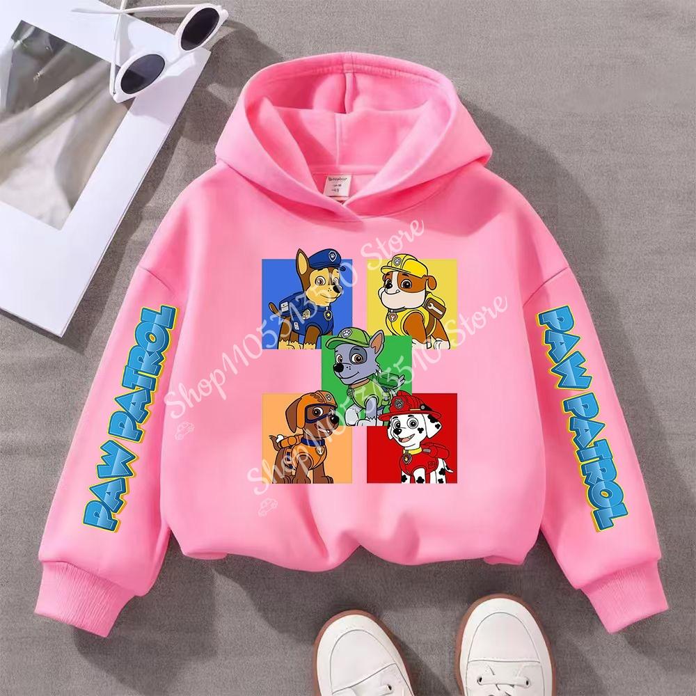 PAW Patrols Cartoon Chase Skye Kids Sweatshirt Printed Hoodie Trendy Long Sleeve Hoodies Girls Tops Clothing Boys Clothes Gifts