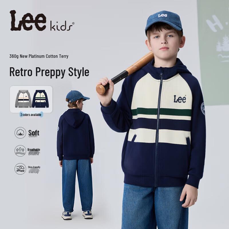 LeeKids Kids American Retro Colorblock Knit Jacket 120