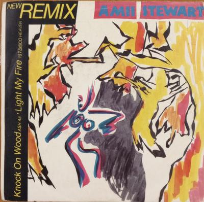 7inch Record AMII STEWART - Knock On Wood (Ash 48) / Light My F EDIT3303 Sedition 1985 UK Dance & Electronica Used