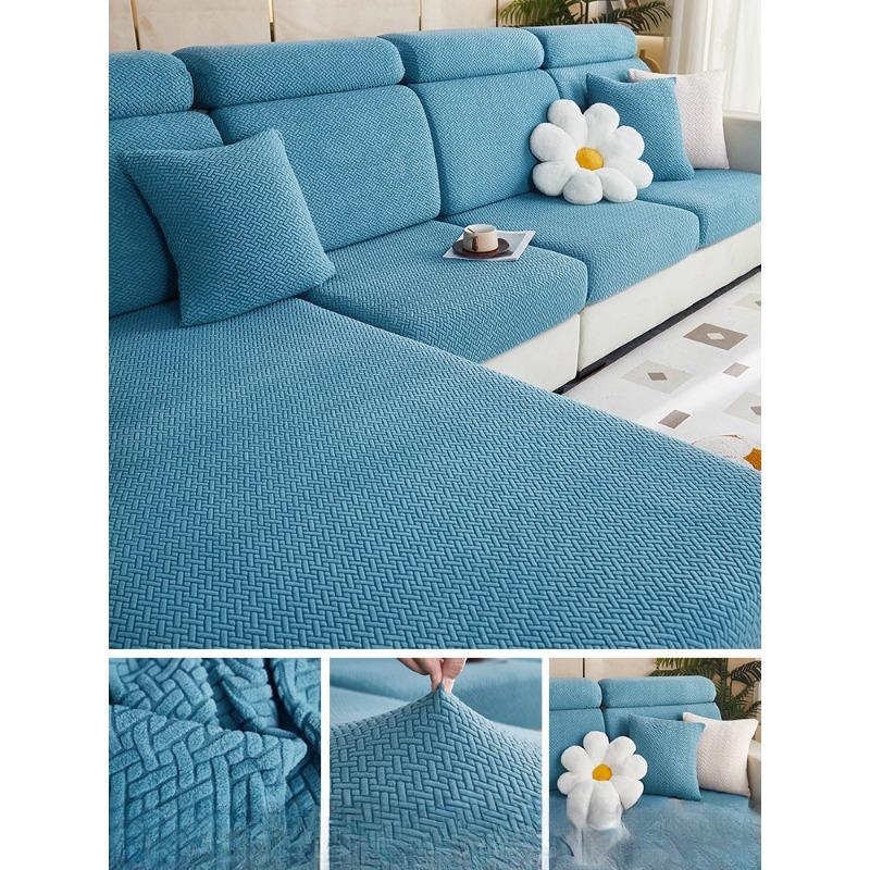 Natahovací potah na pohovku All-Inclusive Univerzální potah Four Seasons Univerzální polštář na pohovku Protiskluzová páska Protiprachová látka na polštář