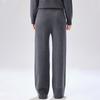 Cashmere and Wool Knitted Casual Pants for Women