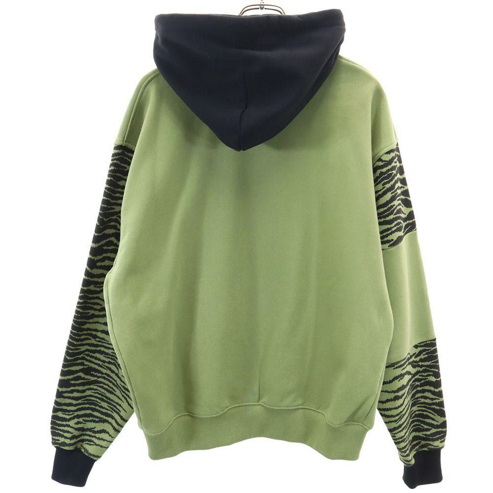 Kenzo Print Parker S Green Brushed Back of Pullover Men's Used