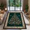 Christmas Festival-Themed Washable Floor Mat Is Suitable for Decoration In Living Rooms, Kitchens or Bathrooms