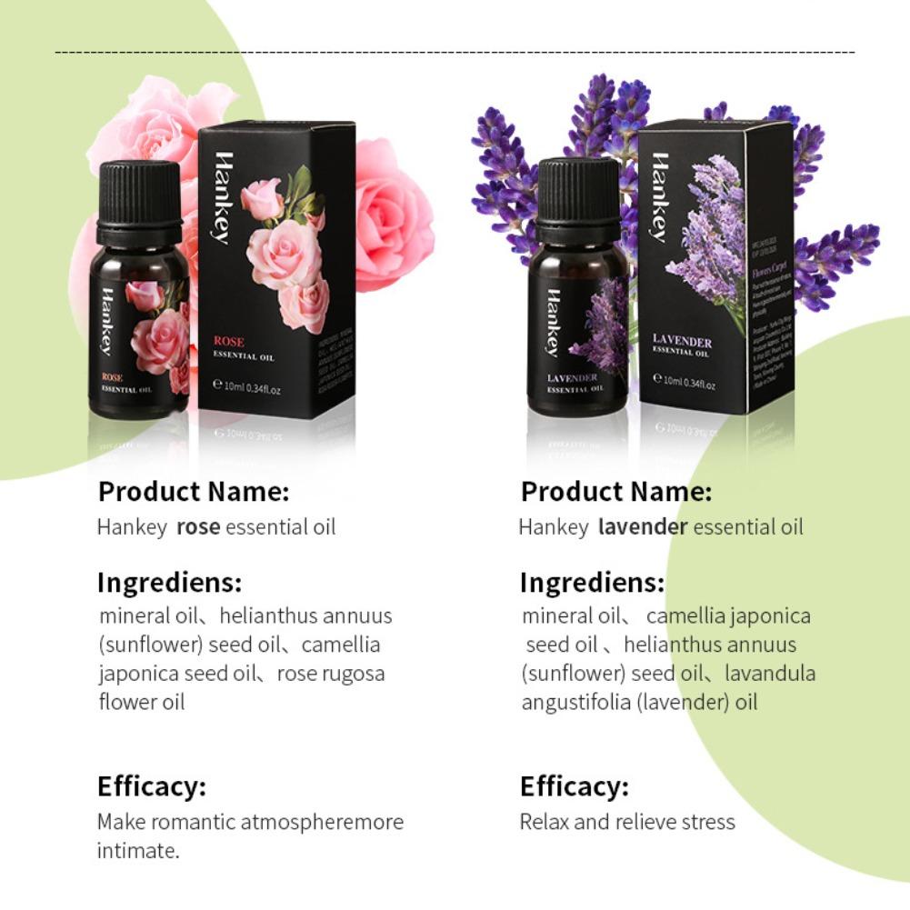 Aromatherapy Essential Oil 10ml Lemon Eucalyptus Lavender Eucalyptus Jasmine Rose Mint Orange Aroma Essential Oil