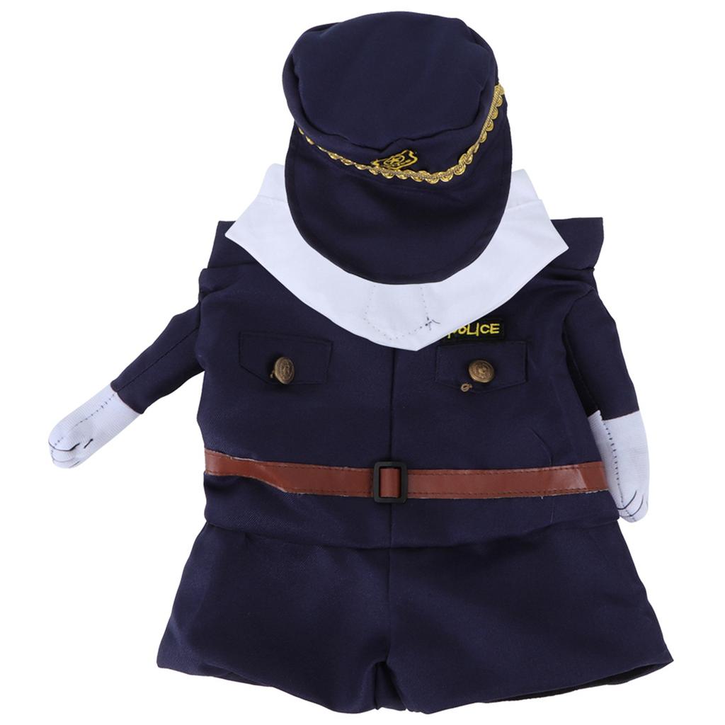 Poliestere Carini Animali Domestici Vestiti di Halloween Costume Dritto Travestimento per Gatti Cani(Dottor S)