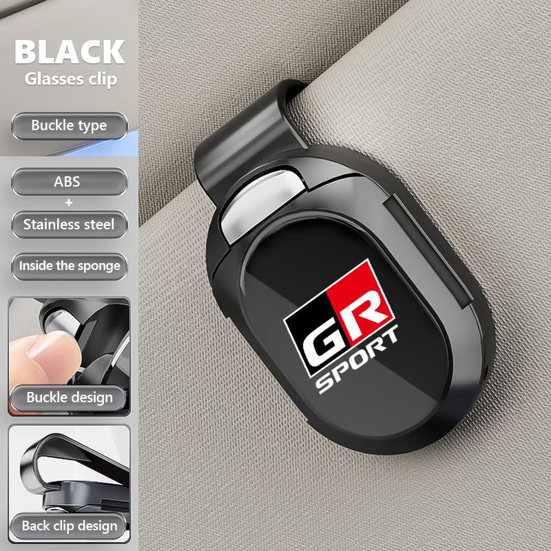 

Car-Mounted Eyeglass Holder Multi-Functional Sunshade Board Storage For Toyota Gazoo Racing TRD Corolla Yaris Chr Auris Rav4