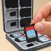Portable Magnetic Game Card Box Holder Storage Box, For Game Slots and Micro Sd Card Slots, Suitable For Switch Lite/Oled
