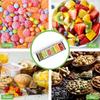 Plastic Seasoning Box with Cover 4/5/6 Compartment Trays Detachable Topping Station Pizza Ingredient Condiment Dispenser