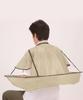 DFsucces Haircut Hair Waterproof for Easy Home Hair Haircut Storage Bag Khaki Sleeve Cape, Apron, Waterproof, Foldable, Shoulder-Free, Tools,