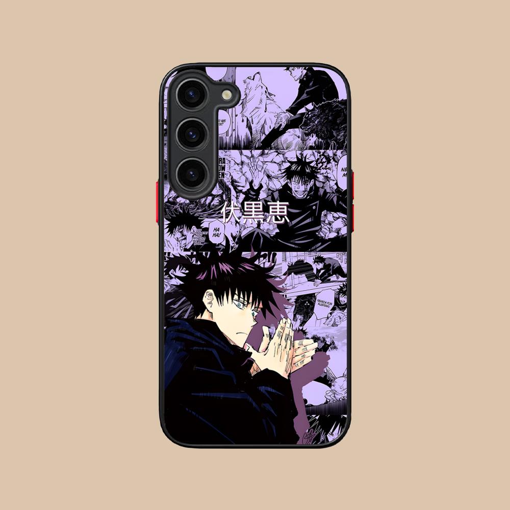 Jujutsu Kaisen Megumi Mobile Phone Case for Samsung Galaxy S25 S24 S23 S22 S21 Plus FE Ultra Colour Silicone Cover Luxury Cover