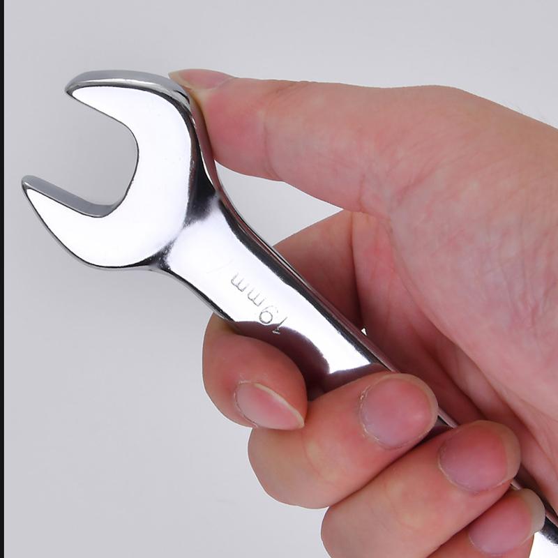 1 stuks Multi-specificatie Vaste Dubbeldoels Dubbelopenende Sleutel Dubbelzijdig Open-eind Sleutel Voertuigreparatie Onderhoudsgereedschap