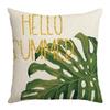 Pillow Summer Plant Pineapple Flamingo Print Car Cushion Bedside Cushion Linen Pillow Cover